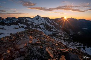 Matt Payne image of mountain sunset