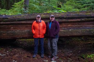 Jack graham and john pedersen in the forest