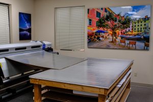 Inside the HD Aluminum Prints shop