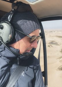Andy Mumford over Namibia